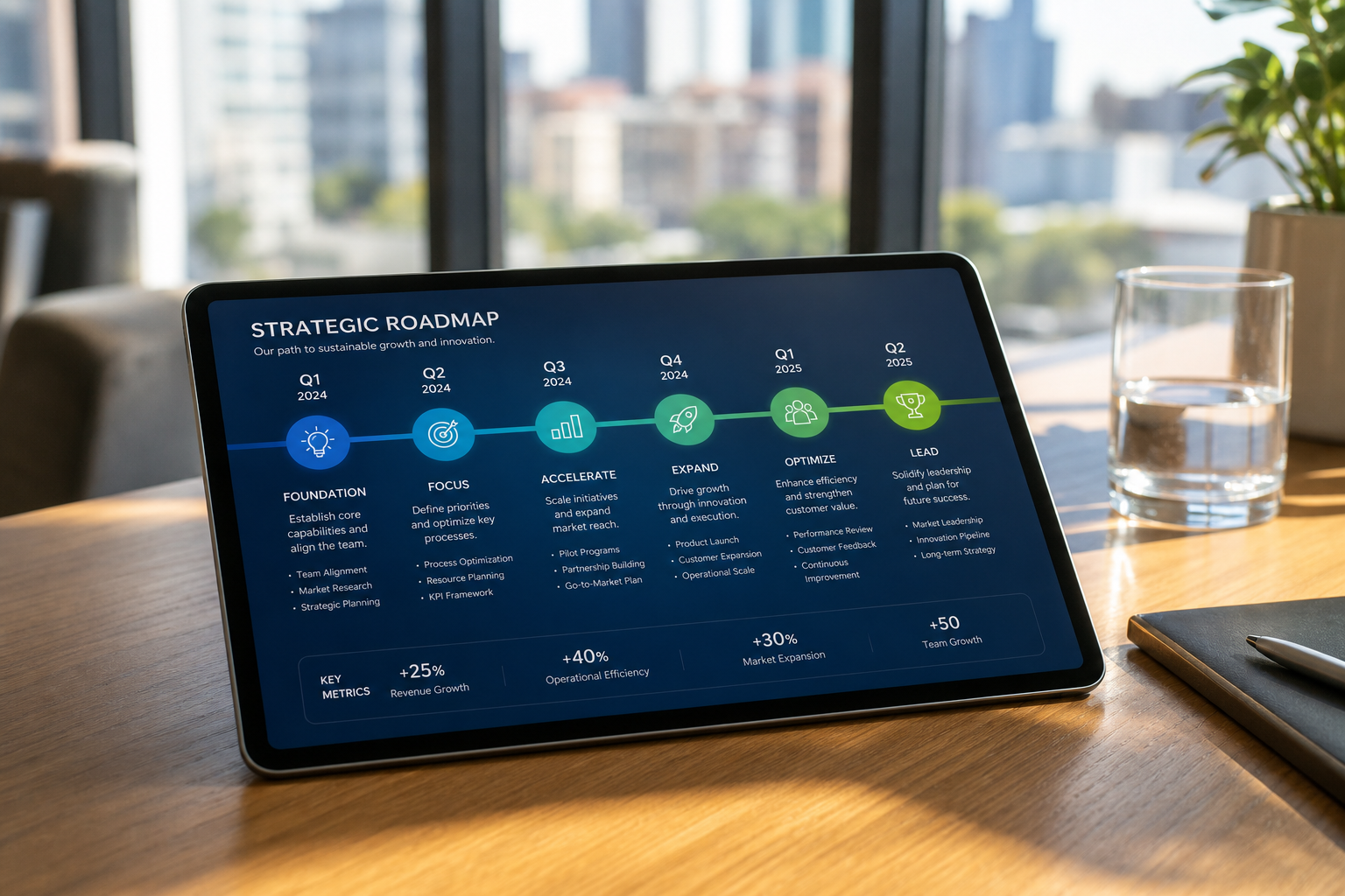 Business Roadmap Strategy Visualization Business Roadmap Strategy Visualization