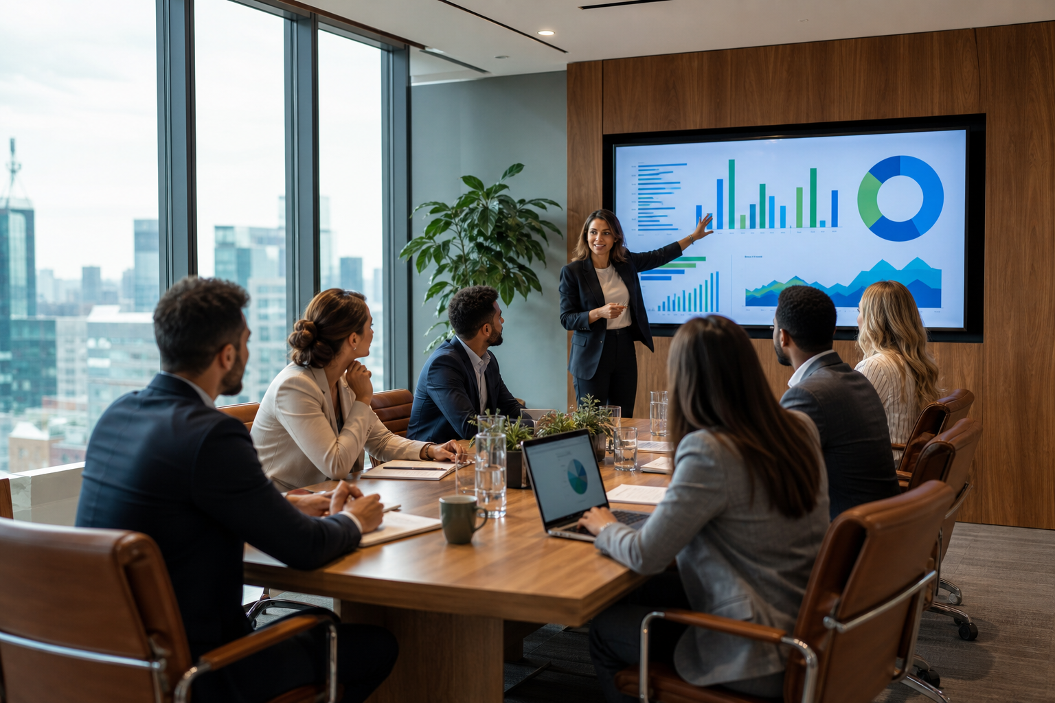 Business Transformation in a Modern Office Setting